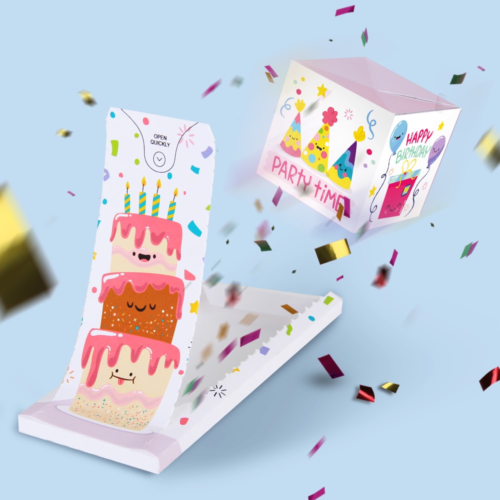 «BOOM Card» Exploding Confetti Birthday Cards | Funny Pop Up Cards That ...